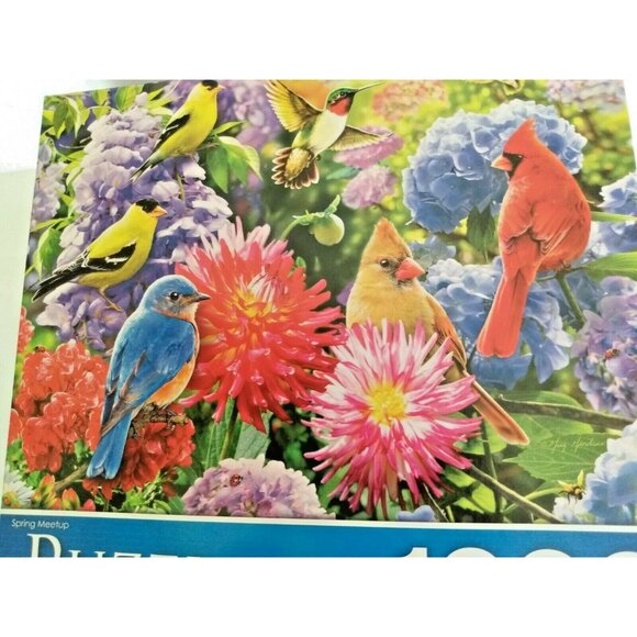 The Puzzle Collector's Art Series Cra-Z-Art by Greg Giordano - "Spring Meetup" - Picture 3 of 10